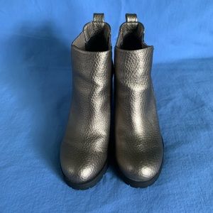 Sam & Libby Deanna Pewter Ankle Bootie Boots
